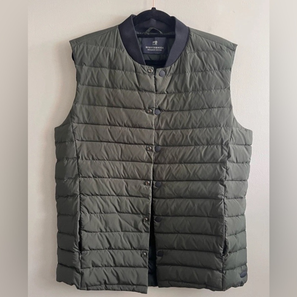 Scotch & Soda dark green vest